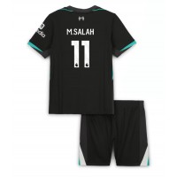 Liverpool Mohamed Salah #11 Bortedraktsett Barn 2024-25 Kortermet (+ Korte bukser)